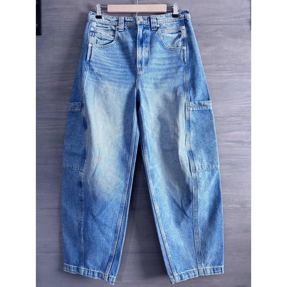 NWT PISTOLA Gio High‎ Rise
Balloon Jean Size 27 Barrel Horseshoe Latern - Picture 4 of 8